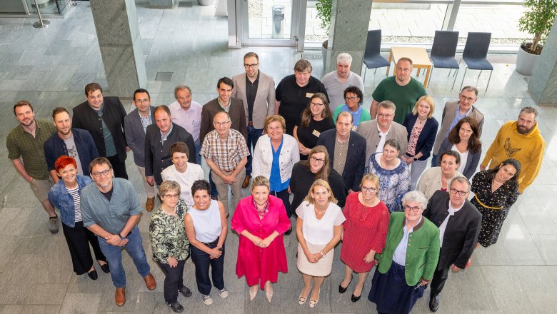 Gruppenfoto mit LR Susanne Rosenkranz, © NLK Buchhart