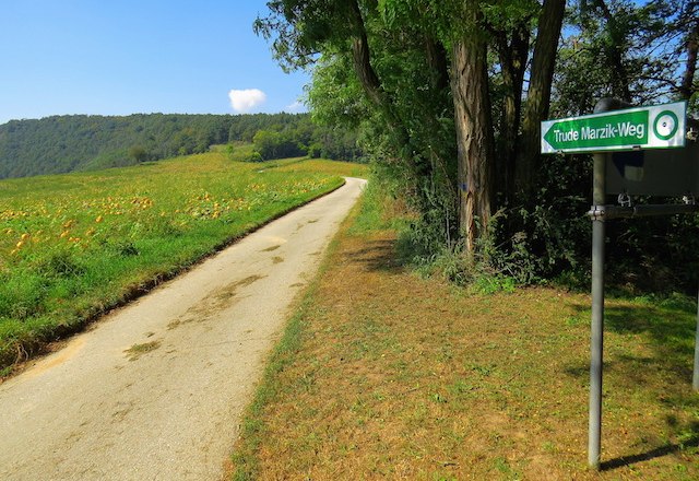 Trude Marzik Weg - Wegweiser, © zwalk.at